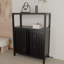 Armoire de rangement grande capacité en bambou