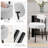 Sherpa Fabric Upholstered Dining Chairs With Backrest For Dining Room, Kitchen, Living Room-1018744-1018751