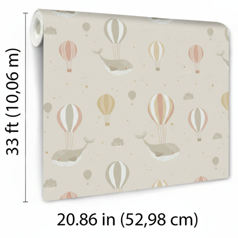 Celestial Sea Wallpaper, Beige