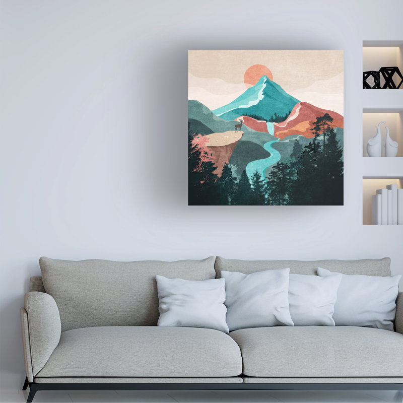 Emel Tunaboylu  Acannis Canvas Art, 14" H x 14" W