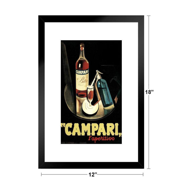 Campari Soda Vintage Print, Food & Drink Wall Art, Alcohol