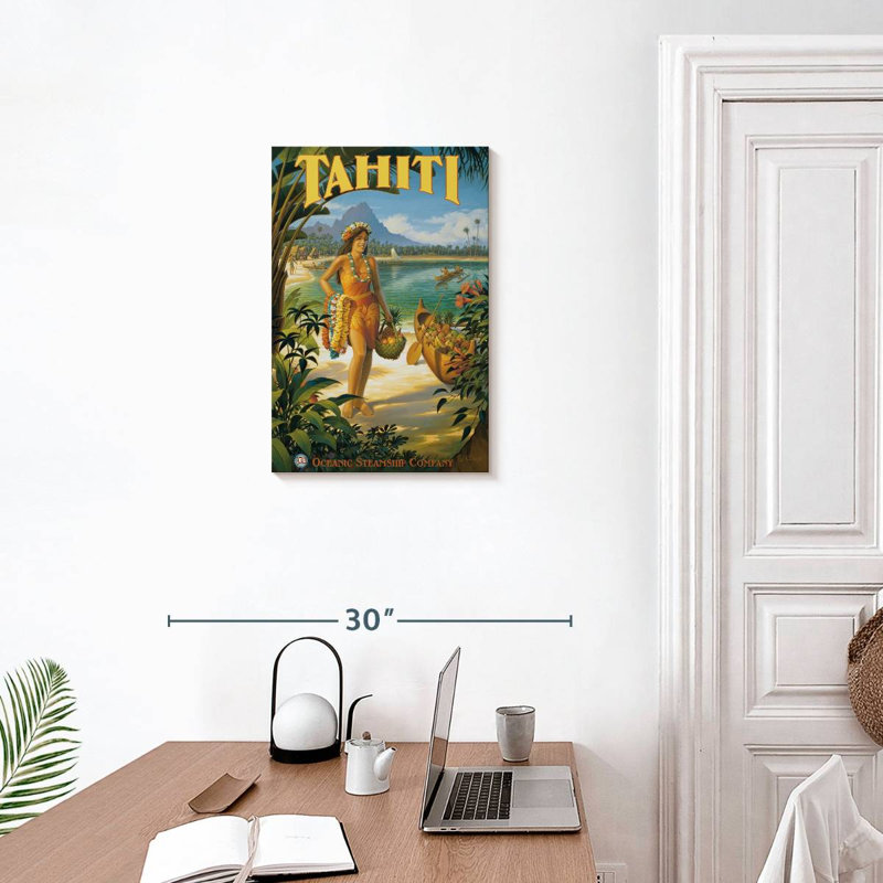 Tahiti II, 24" H x 16" W
