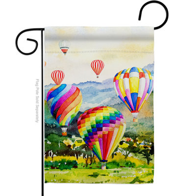 Drapeau de jardin en polyester à 2 faces