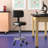 Backed Adjustable Height Ergonomic Lab Stool with Wheels-869599780