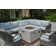 Deirdre Wicker/Rattan 9 - Person Seating Group With Cushions
