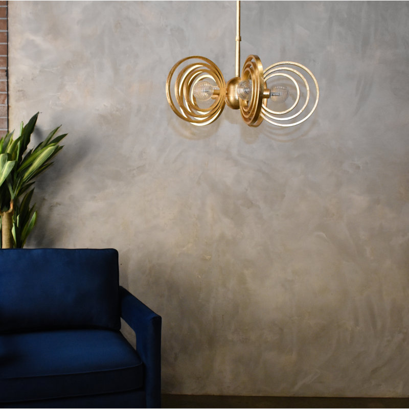 Frequency 6 - Light Chandelier, Gold