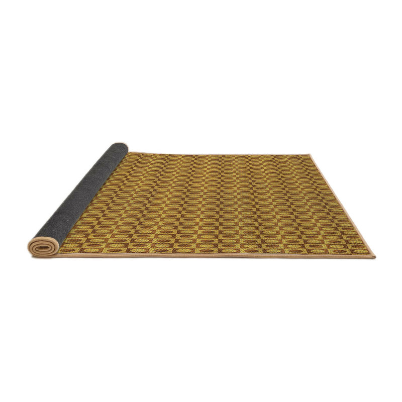 Tapis brun Power Loom, Carré 6 pi
