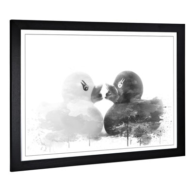 Rubber Ducks Opposites Attract - Wall Art