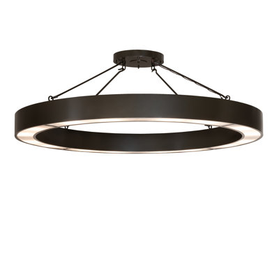 72" Wide Loxley Escabroso Semi-Flushmount