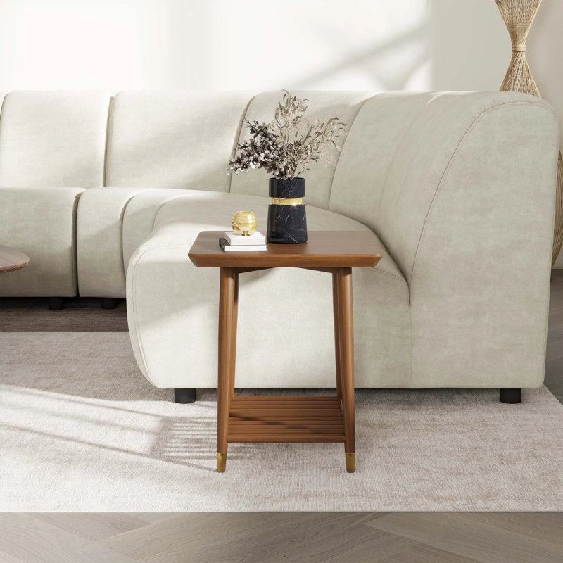 Table d'appoint carrée 19,69 po
