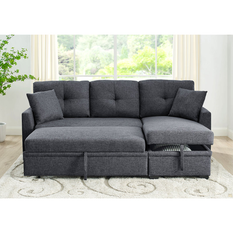 Modular Sleeper Sectional Sofa With Storage