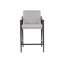 Upholstered Stool with Metal Frame
