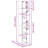 Slim Storage Cabinet 11.8"X16.7"X88.6" Engineered Wood-638570537