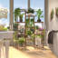 Abdiaziz Wood Plant Stand