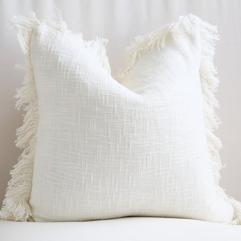  Throw Pillow, Ivory