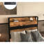 Structure de lit plateforme en métal noir avec rangement et - 16 couleurs, ajouter de l'ambiance à votre chambre à coucher, aucun sommier requis, une configuration de chambre à coucher durable