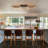 Chevee 3 - Light Matte Black 39.4" Kitchen Island Led Flush Mount