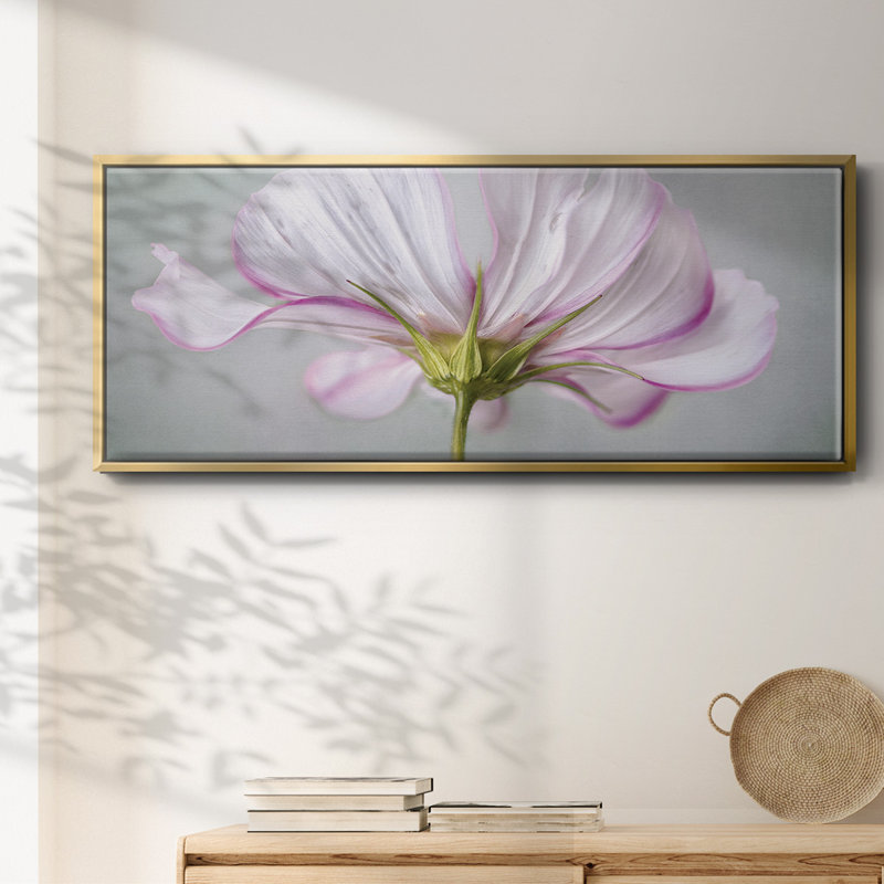 Textured Floral- Framed Canvas