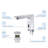 Blaze Touchless Bathroom Faucet with Pop-Up Drain — Plug-In or Battery Powered-128511892