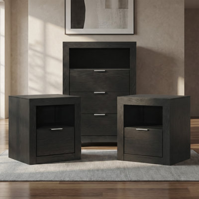 Hildebran 3-Piece Nightstand And Chest