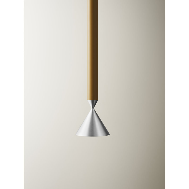 Apollo, 151" H x 4.92" W x 4.92" D, Cumin/Aluminium