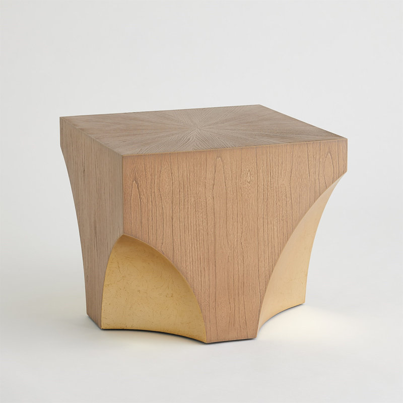 Arches Solid Wood End Table