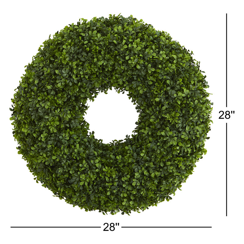 Faux Boxwood 28'' Wreath