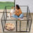 26*32 In Patchwork 8Pcs Iron Pet Pen