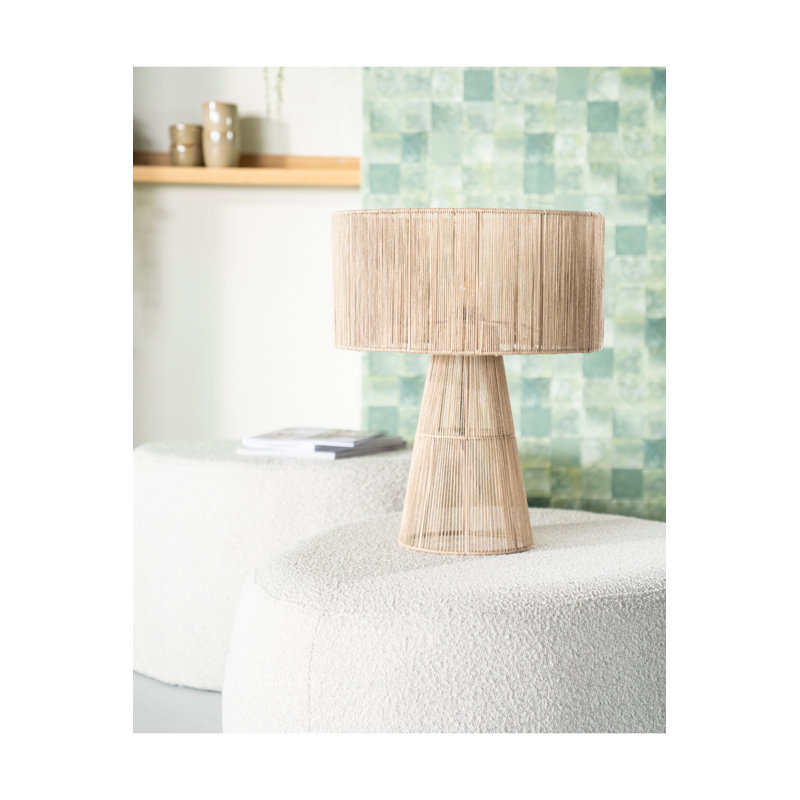 Lampe de table en rotin Oshu