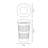 Collect-It Laundry Hamper, 14.5 Gallon (55 Liter), Set of 2-125774530