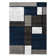 Mehul Power Loom Navy/Grey/White Rug