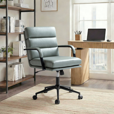 Anagrace Leather Office Chair with Lumbar Support