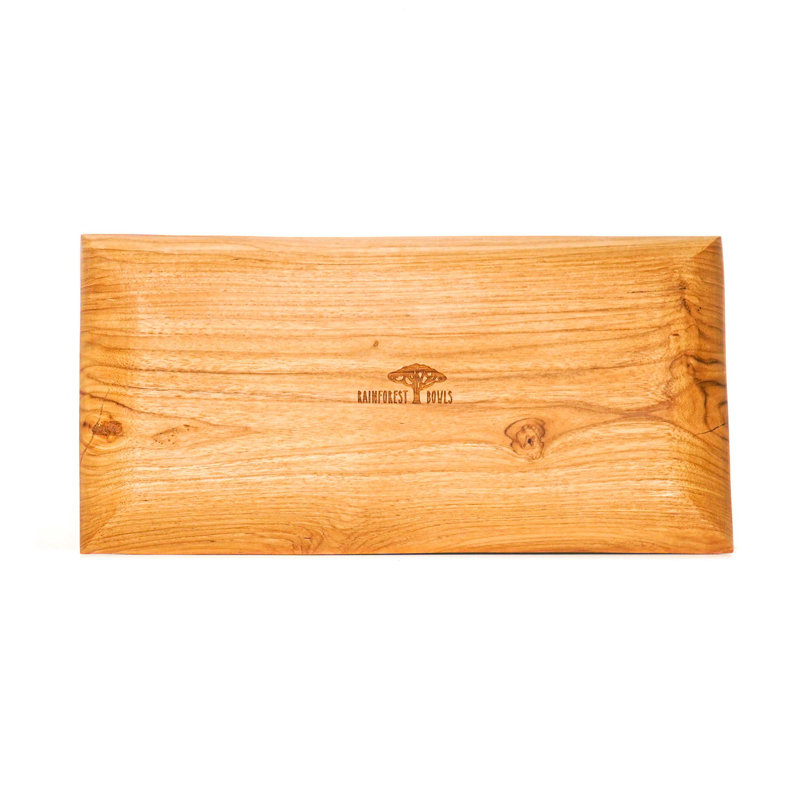 Rectangular Teak Wood Plate - Large (Set Of 4)