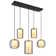 Nasreen 1 - Light Matte Black LED Pendant