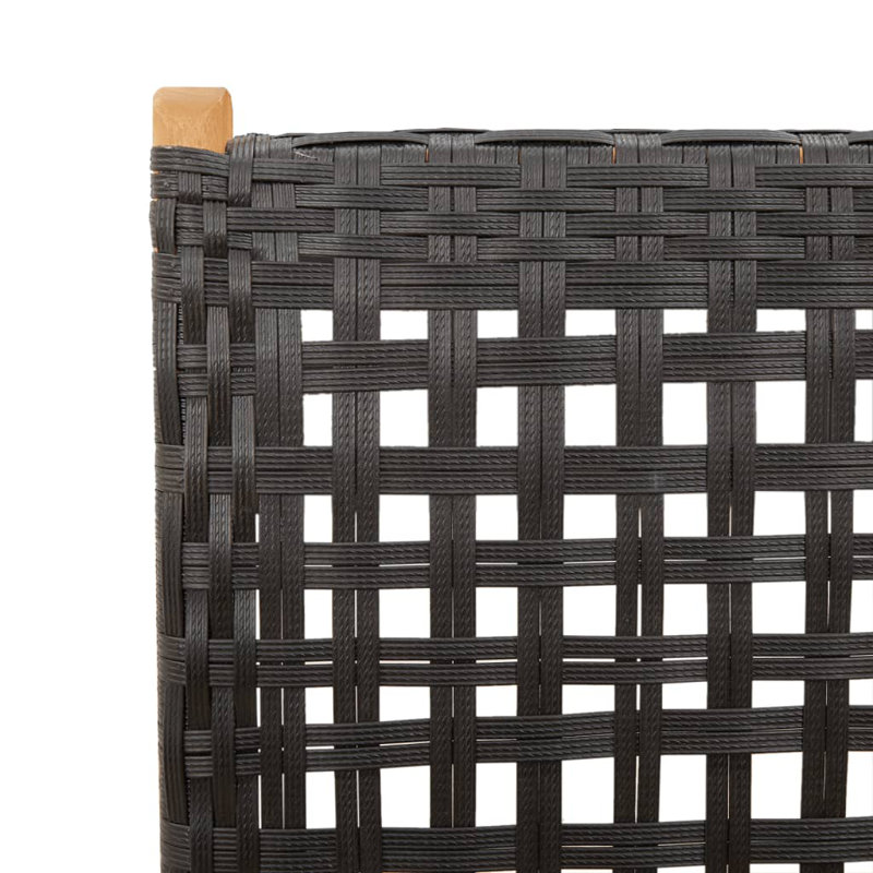 Iberis Patio Dining Accent Chair, Black