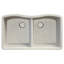 Évier de cuisine à double cuve en granite l 32 po x l 19 po avec robinet Aversa-48407108-48407109