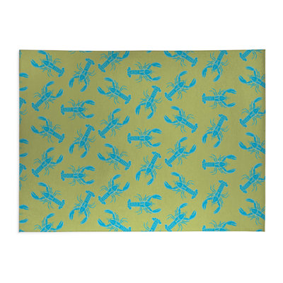 Lobster Thin Lightweight Kitchen Mat