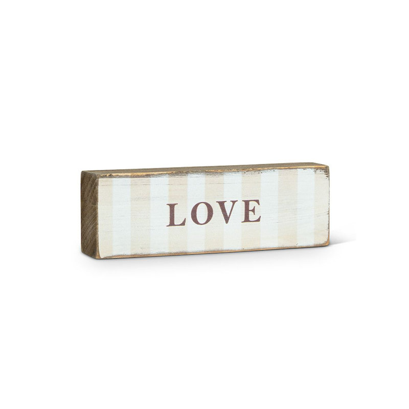 Enseigne en bloc empilable Evanoff Love