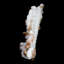 Hautes stalactites à quartz avec stilbite
