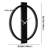 Jeni Glass Round Living Room Wall Clock-1333521062