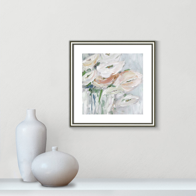 Impeccable - reproduction d'art, Papier avec cadre argenté, H 18,25 po x l 18,25 po x P 0,88 po