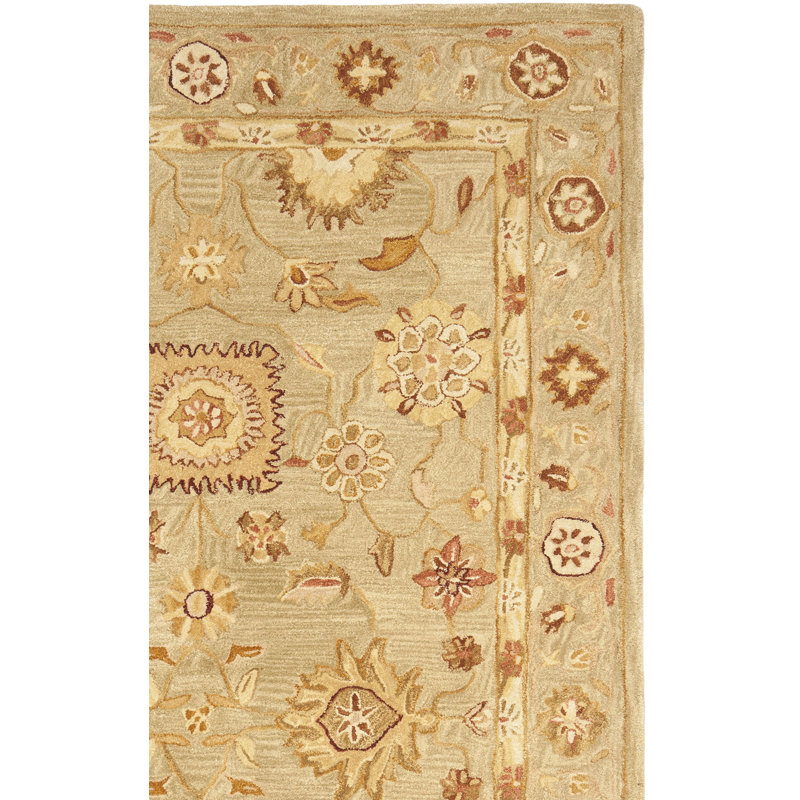 Tapis oriental en laine touffeté à la main Tingley, Rectangle 3 pi x 5 pi
