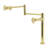 Kingston Brass Wendell Two-Handle 1-Hole Deck Mount Pot Filler Faucet with Knurled Handle-88200766