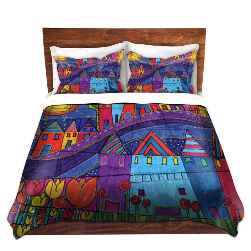  Housses de couette en microfibre Dora Ficher, Simple