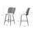 Rattan Counter Height Bar Stools, 26'' Modern Boucle Counter Stools With Butterfly Cane Back, Wicker Counter Stools For Kitchen,Home Bar,Restaurant,Set Of 2, White-1863745100