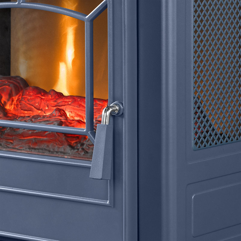 Foyer électrique Plessis ClassicFlame®, Insigne bleu