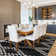 Tapis noir et blanc Modern Modern