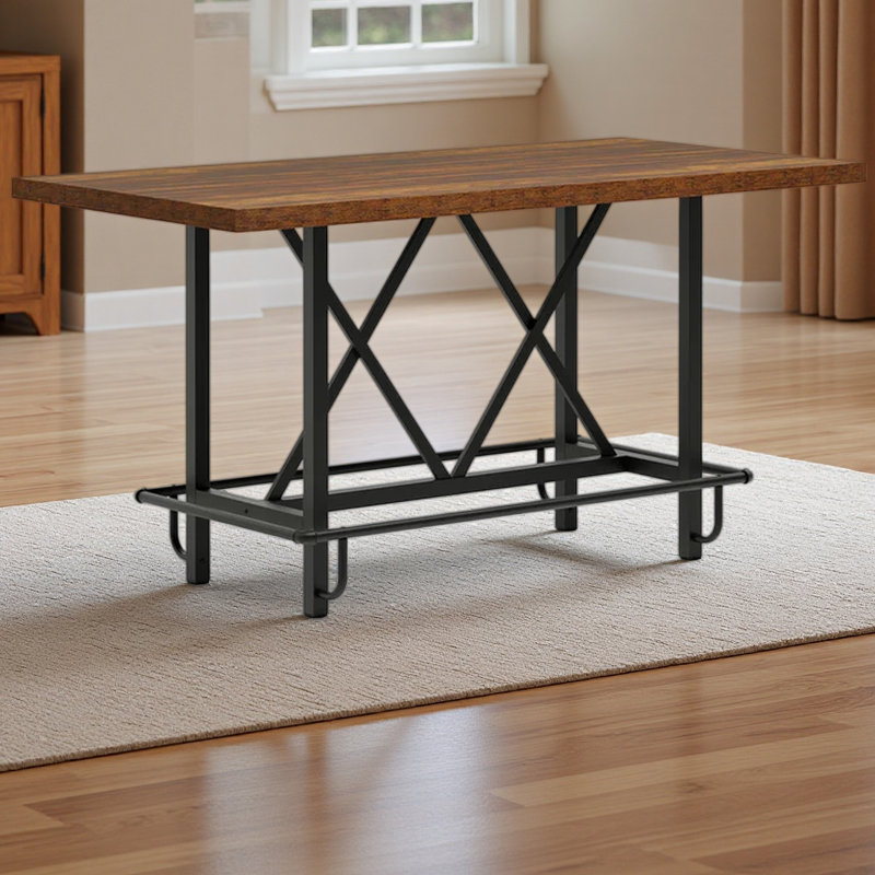 Rustic Pub Bar Counter,Sturdy Bar Table