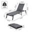 Ensemble de 2 chaises longues d'extérieur pliables avec dossier réglable à 5 positions-1055559740