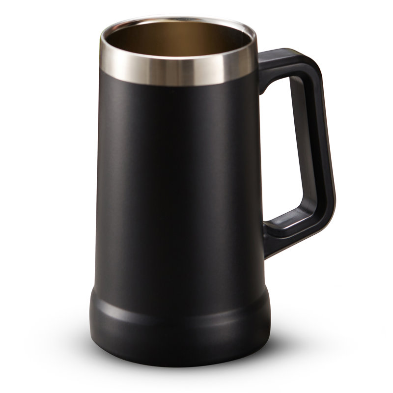 Tasse de camping en acier inoxydable , Noir, noir, noir, noir